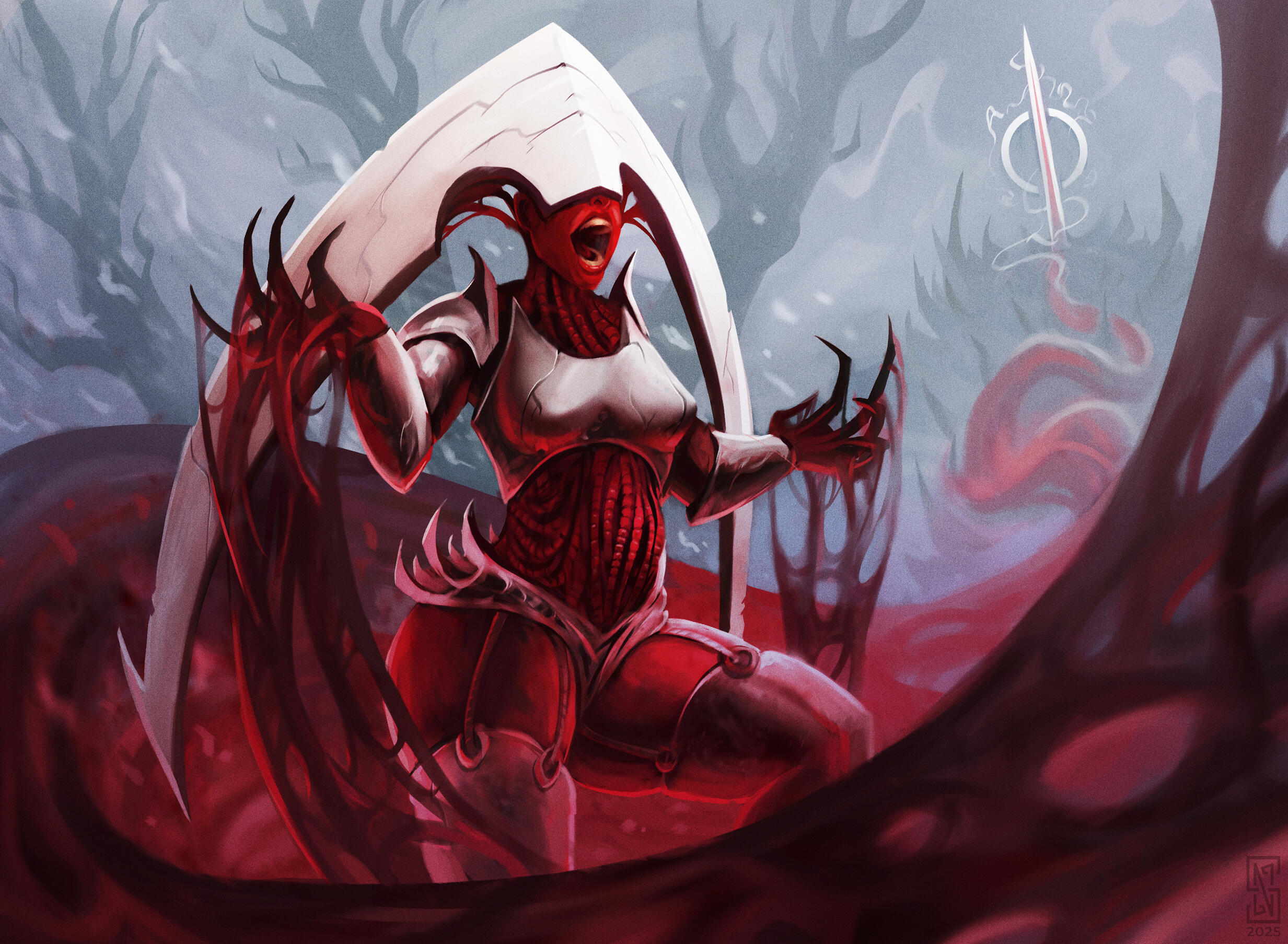 MTG Portfolio Illustration "Elesh Norn"