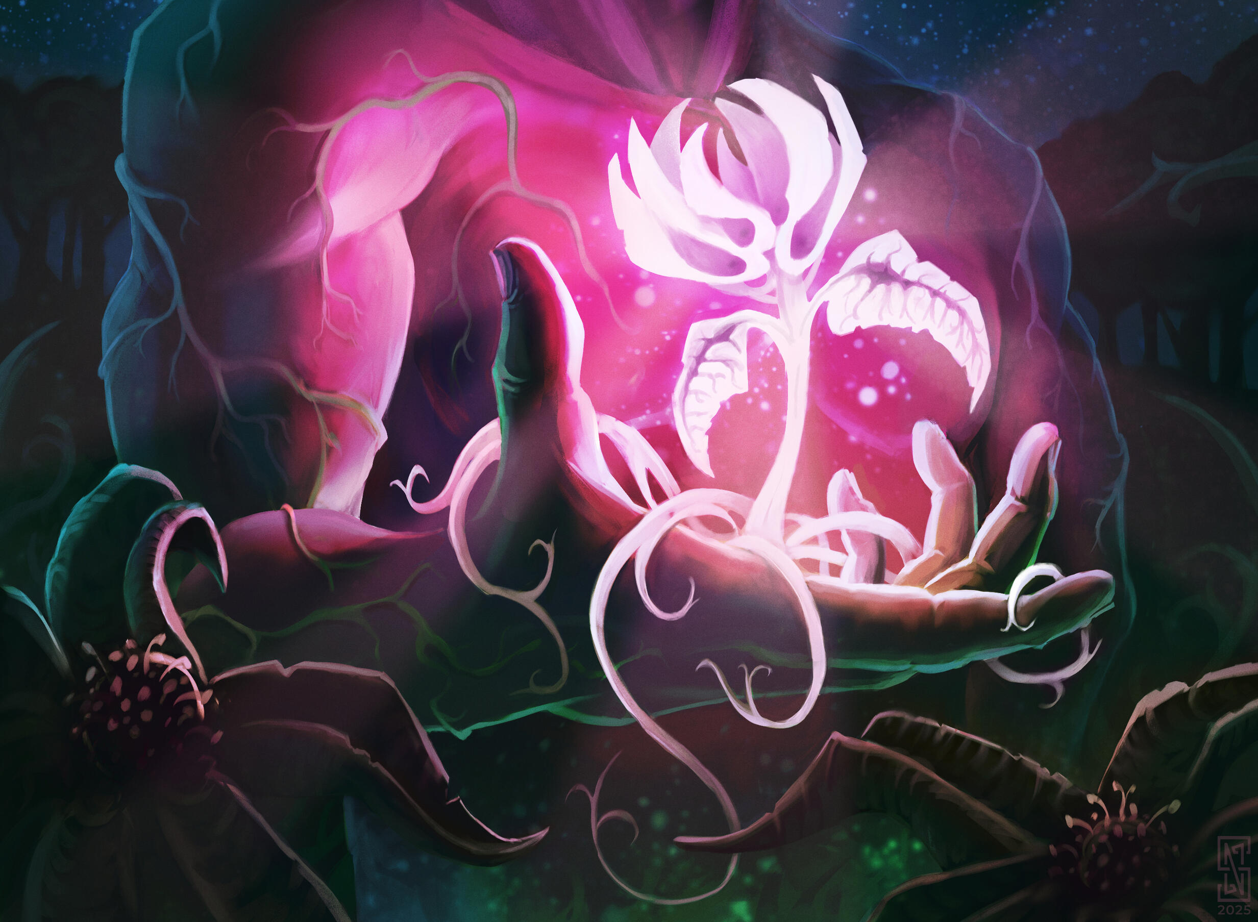 MTG Portfolio Illustration "Cultivate"